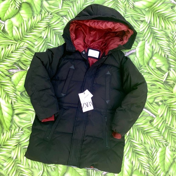 zara kids down jacket